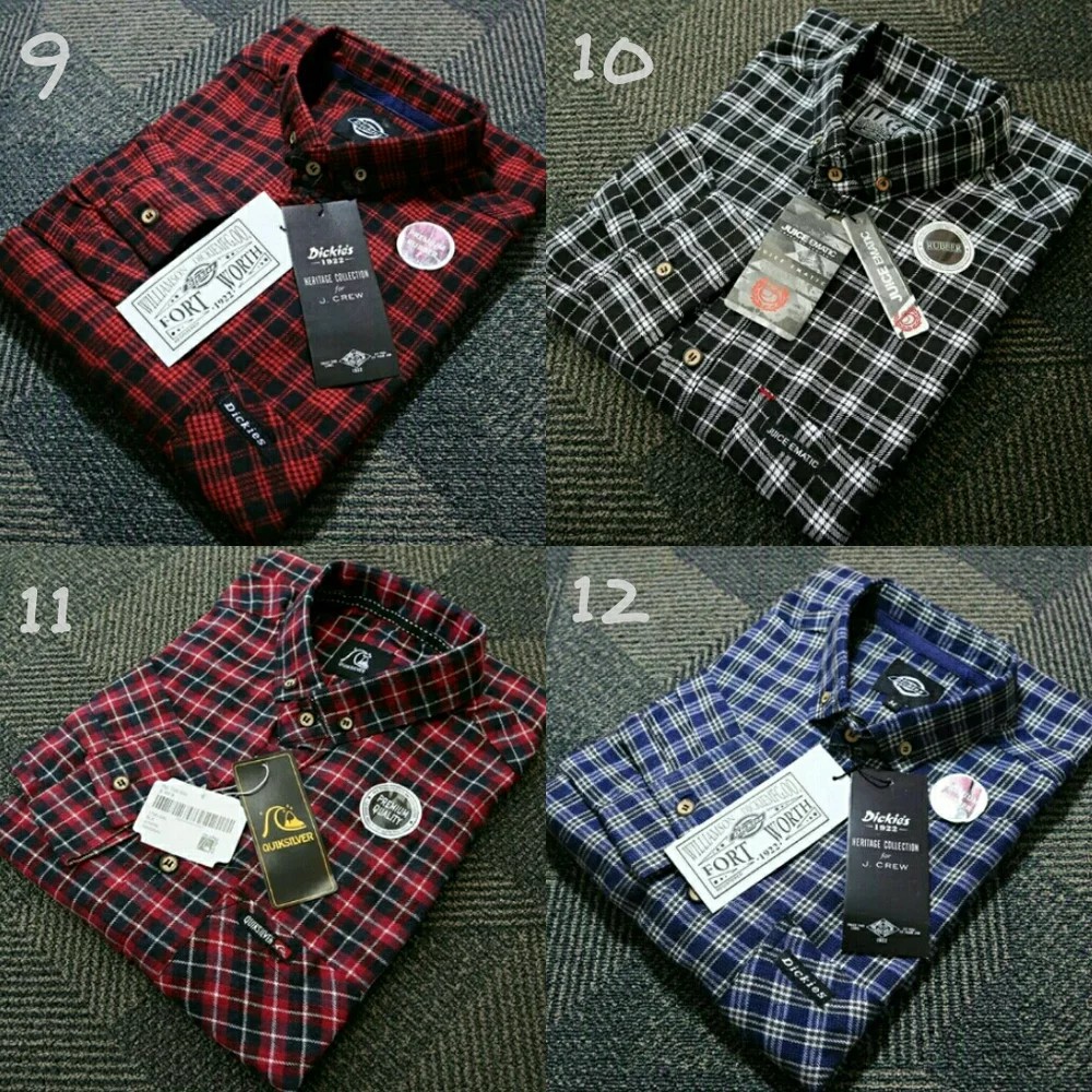 Kemeja Flanel Panjang pria premium - Kemeja Pria