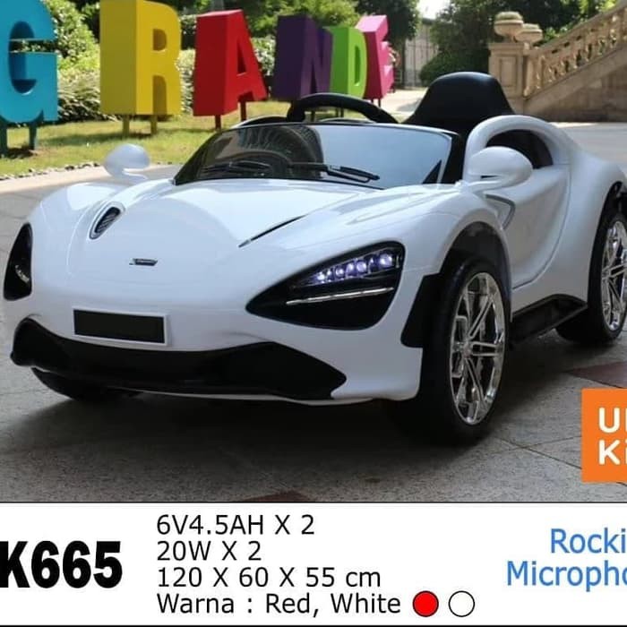 mobil mainan anak aki mc laren sport unikid mclaren uk665