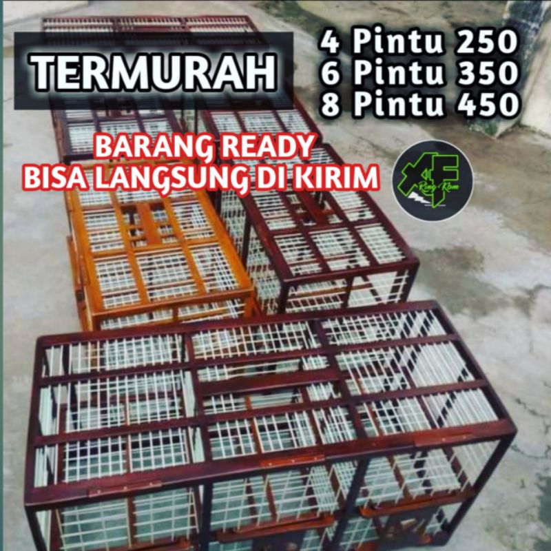 Dondang Merpati Full Kayu Jati Ruji Fiber 4 Pintu 6 Pintu 8 Pintu