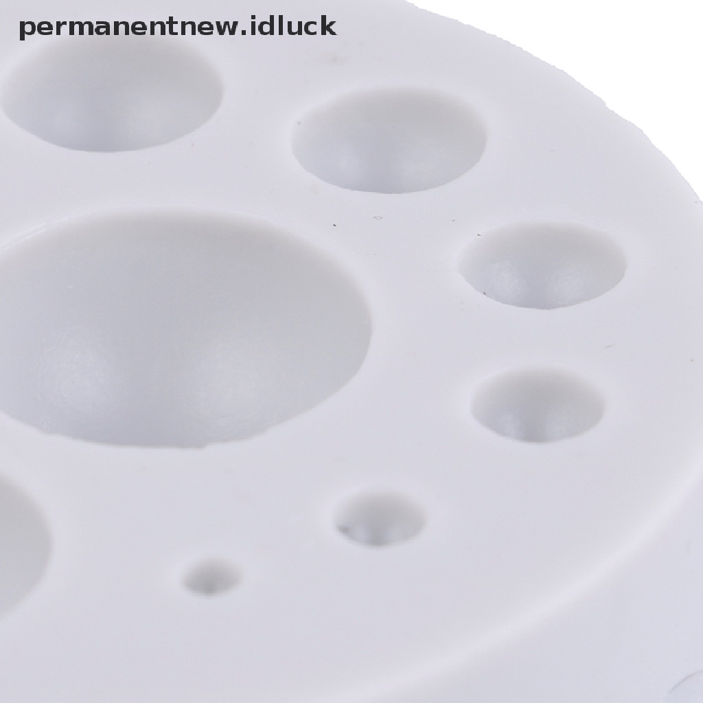 Cetakan Kue / Sabun / Permen / Cokelat / Es Bentuk Bulat Bahan Silikon