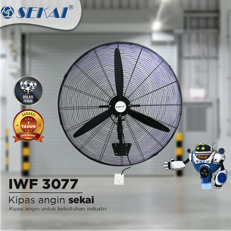 Sekai Kipas Dinding 30inch Kipas Industri IWF 3077