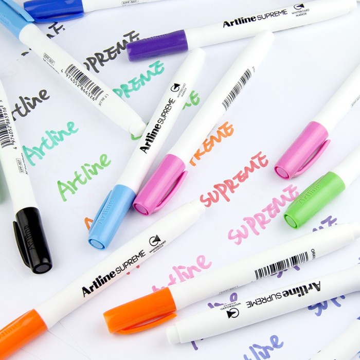 

Cuci Gudang Spidol Artline Non Permanent Supreme Whiteboard Marker Epf-507/4Pw1 Promo