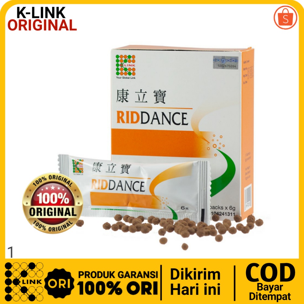RIDDANCE DETOKSIFIKASI ORIGINALPEMBERSIH DARAH ANTI OKSIDAN K LINK