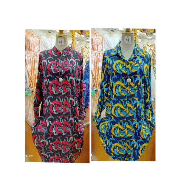 Kemeja Wanita Katun Rayon standar dan Jumbo