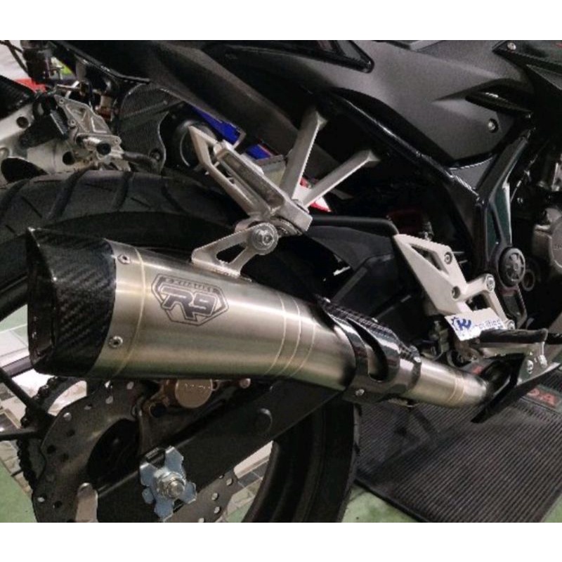Knalpot Original R9 H2 SS & R9 GP series For CBR 150R & R15V3, R15V4, R15M, XSR, MT15 Monggo dipilih