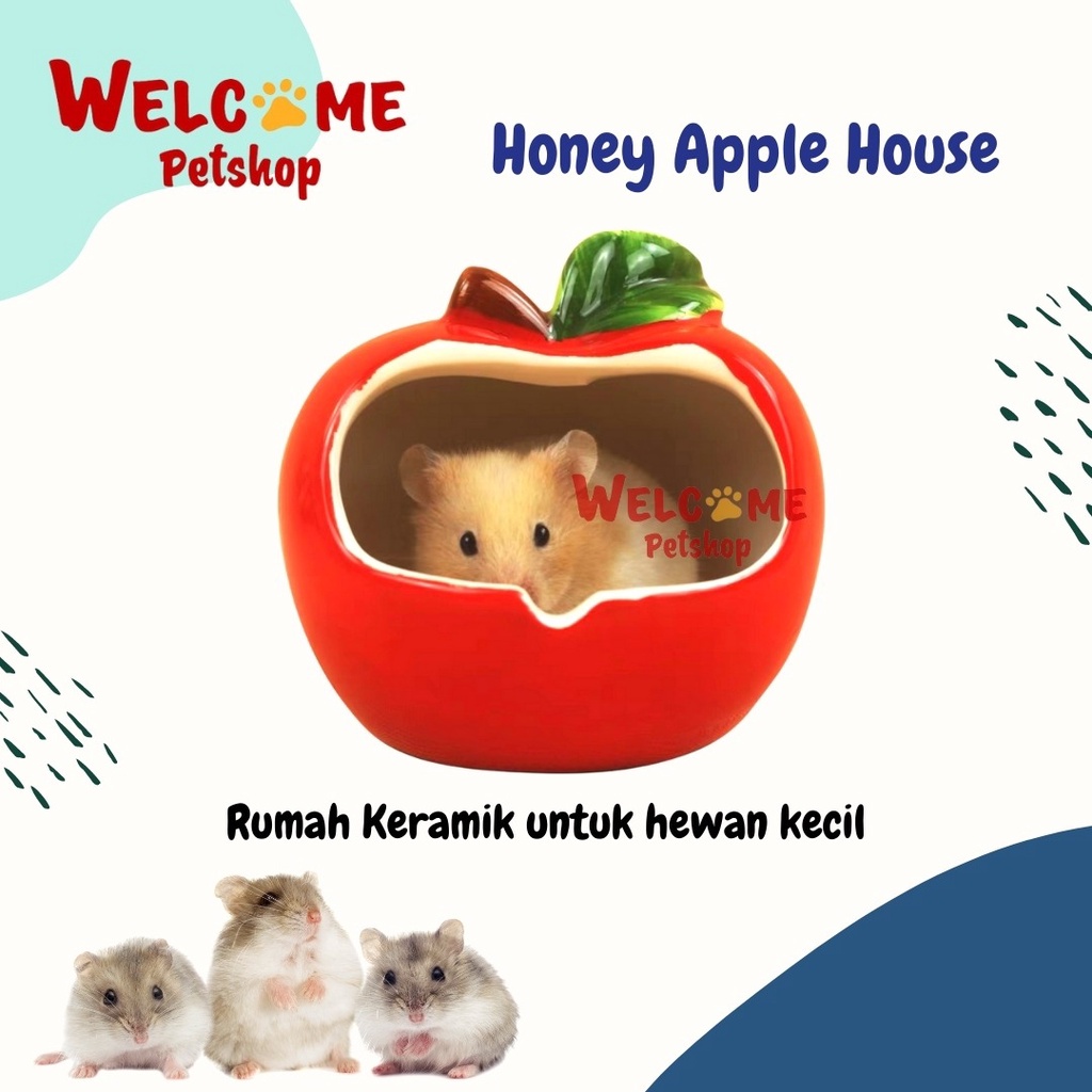 Honey Apple House / Rumah Hamster / Kandang Hamster