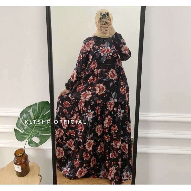 DRESS RAYON / DRESS SYAR’I / GAMIS SYARI / GAMIS PREMIUM-Gemi maron