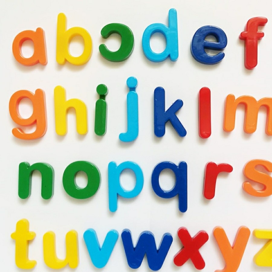 Magnetic letters numbers magnet huruf magnet abjad mainan anak belajar