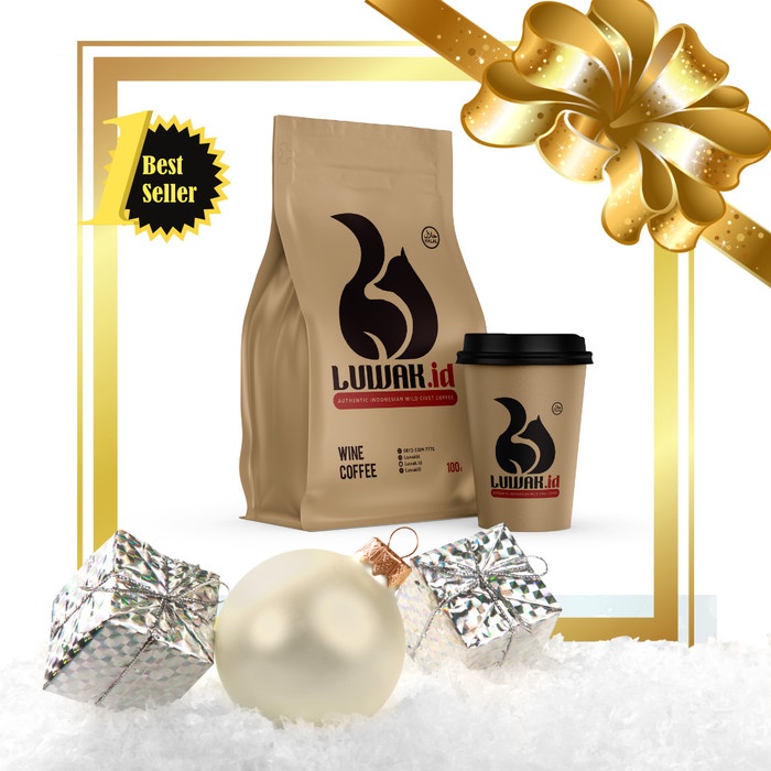 

Kopi Bubuk Wine Arabika LuwakID - Wine Coffee Arabica