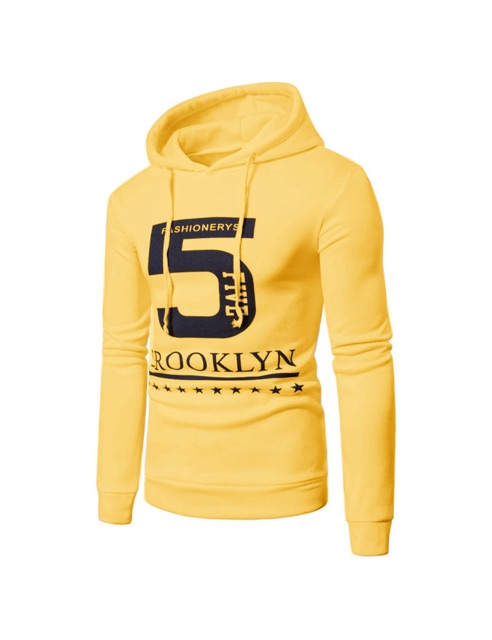 Sweater Hoodie Cowok Five Sweter Hood Pria Kekinian Fashion