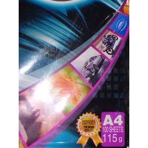 

ⅎ GLOSSY PHOTO PAPER 115 GSM VERTEX ISI 100 LBR ☚