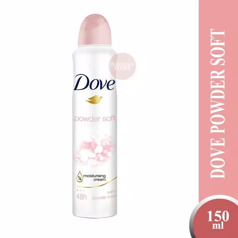 Jual DOVE POWDER SOFT DEODORANT SPRAY 150 ML Shopee Indonesia