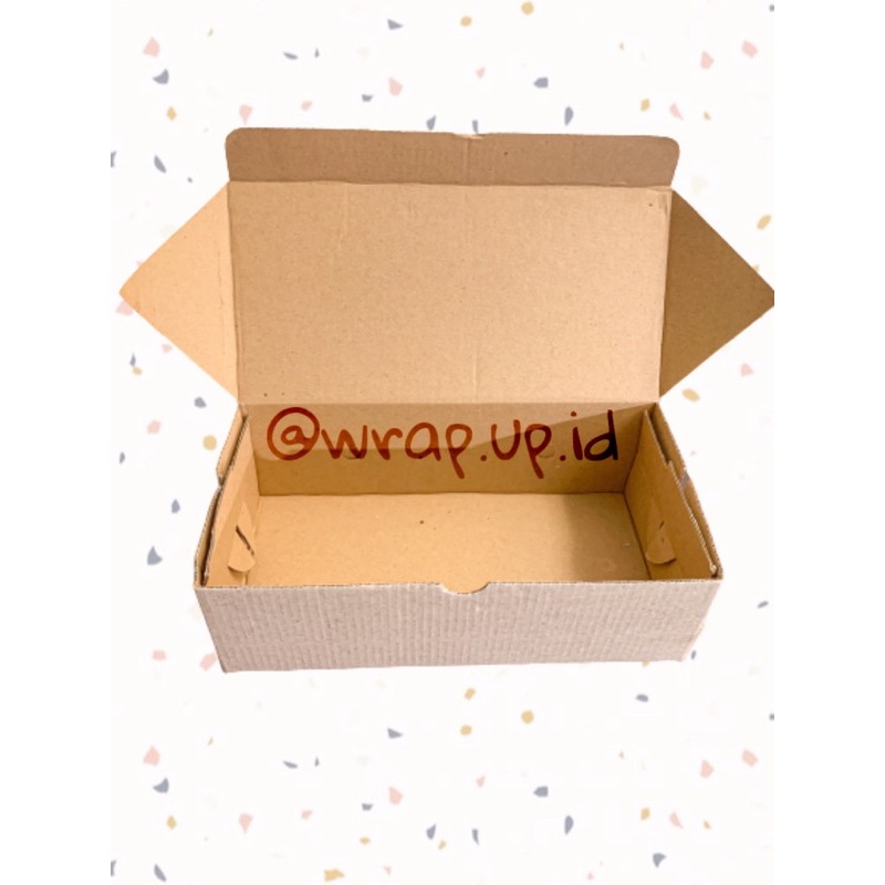 

GROSIR ISI 100 lbr dus box kraft cokelat uk 23 17