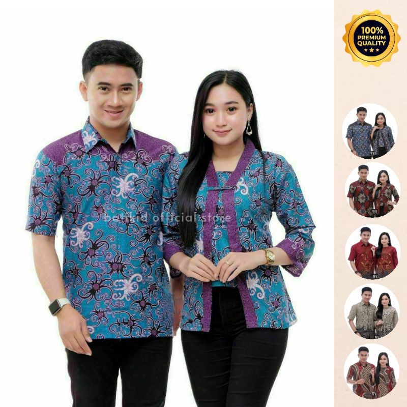 Batikid - Maura Couple - Sania Ruffle Batik Couple Seragam Batik Garansi Termurah Shopee