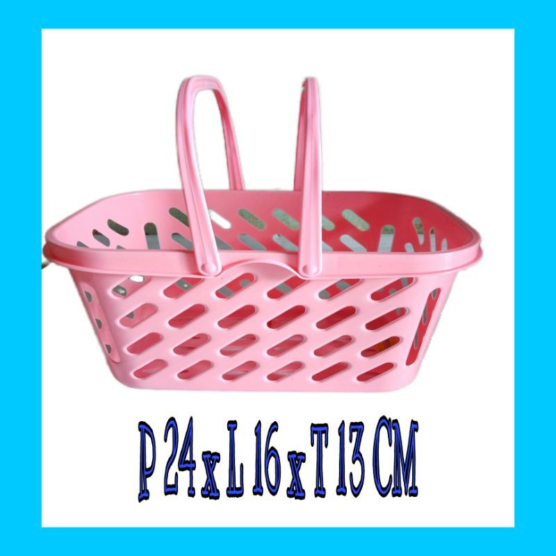 Keranjang Serbaguna Bahan Plastik Tebal /Keranjang Mainan Ikan Pancing