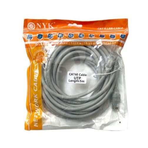 KABEL LAN UTP CAT6 MERK NYK 1.5/3/5/10/15/20 METER