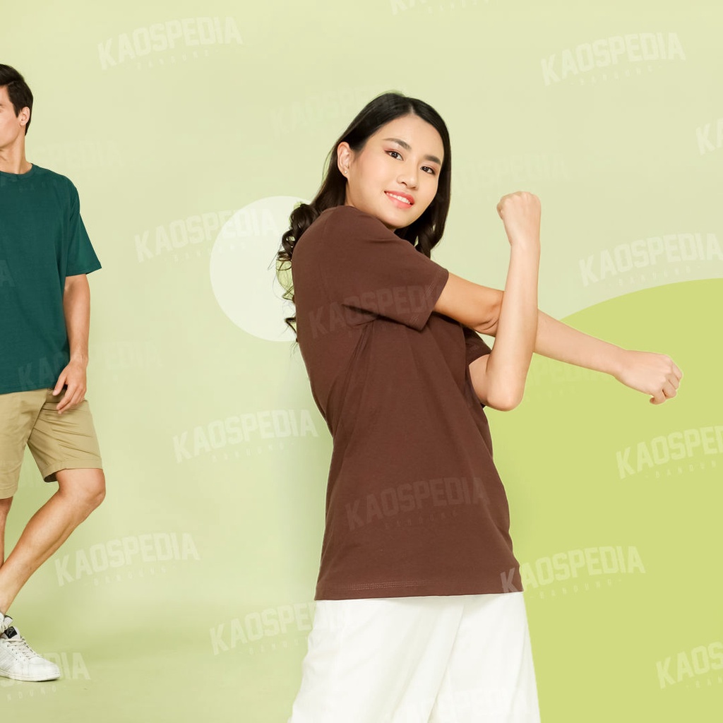Kaos Polos Cotton Combed Lengan Pendek Premium 30s Pria Wanita Kaospedia Bandung-5