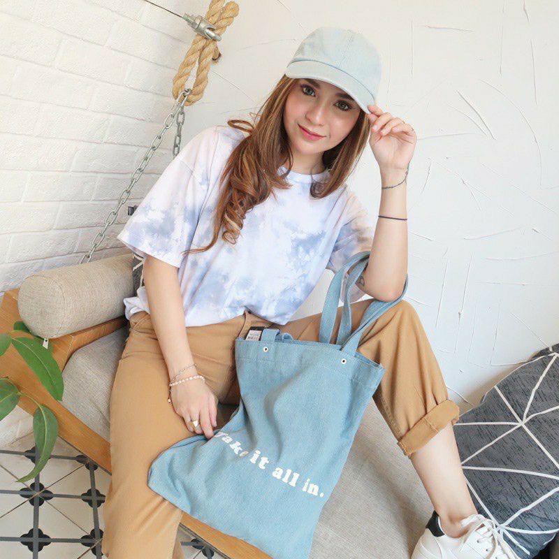 1KG MUAT 8PCS | TIE DYE TOP TSHIRT KAOS TIEDYE OVERSIZE PREMIUM HITS SELEBGRAM FASHION WANITA