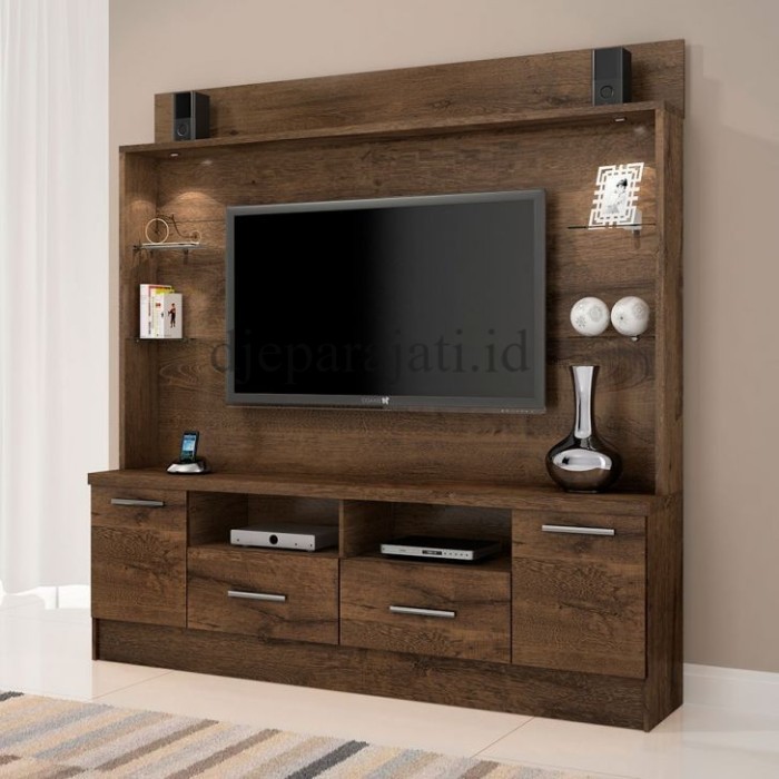 lemari partisi tv minimalis kayu jati . bufet tv minimalis modern