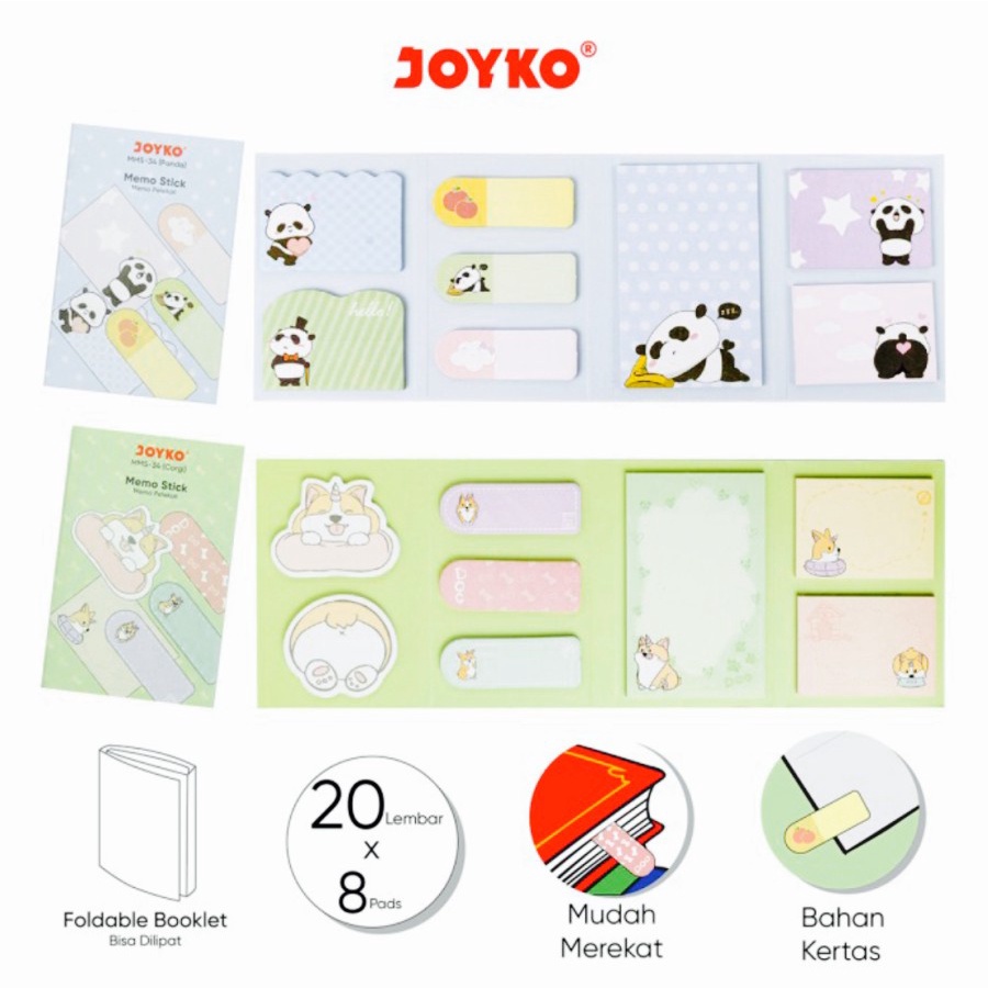 

Memo Stick JOYKO MMS-34 - CORGI PANDA