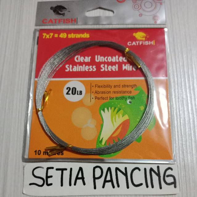 Catfish Wire/Neklin 7x7 Halus Lentur 20-40lb