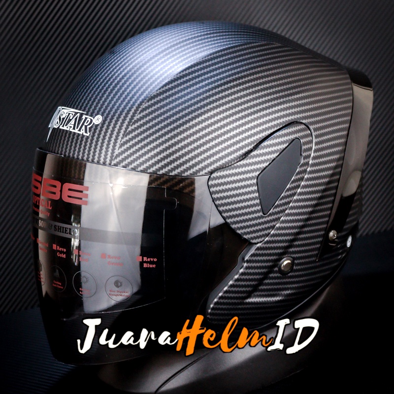 MVSTAR HELM R-TECH / CARBON DOFF / MV STAR RTECH + SPOILER