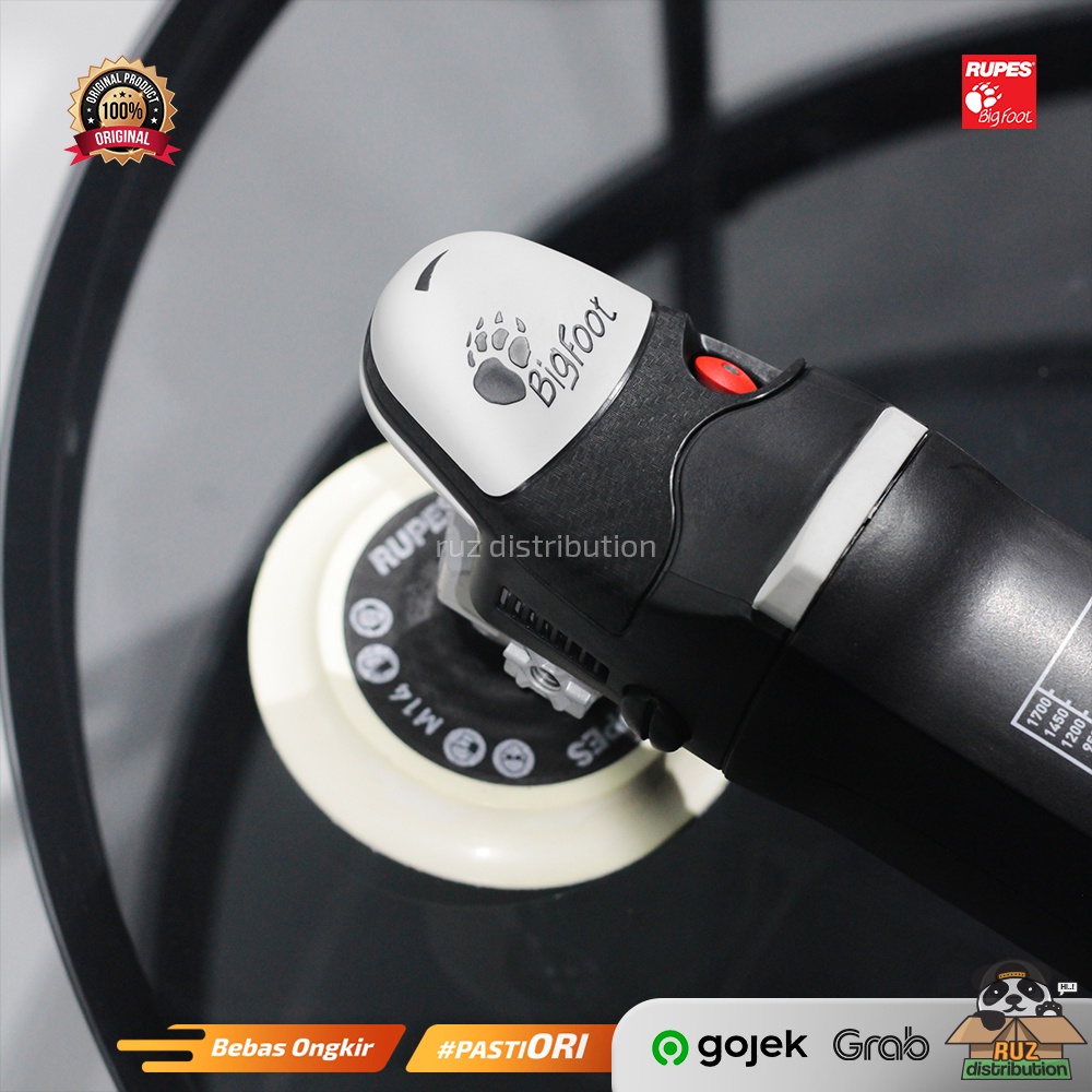 Rupes Bigfoot Mesin Poles Mobil LH19E Rotary Polisher LH 19 E