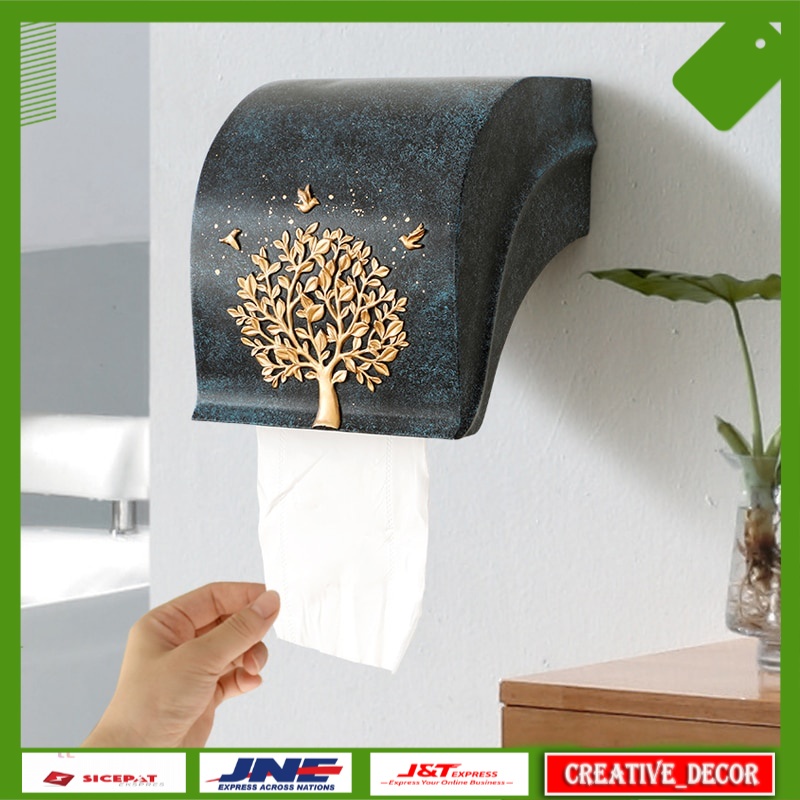 Tempat Tisu Estetik Lucu Toilet Paper Holder Creative on Wall Bathroom WC Toliet Tissue Rolls Holder
