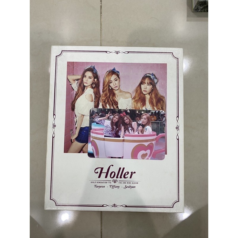 ALBUM OFFICIAL TTS SNSD TAETISEO HOLLER PC GROUP