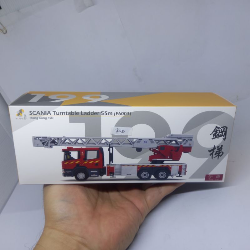 Diecast Truck Scania Miniatur Truk Pemadam Kebakaran