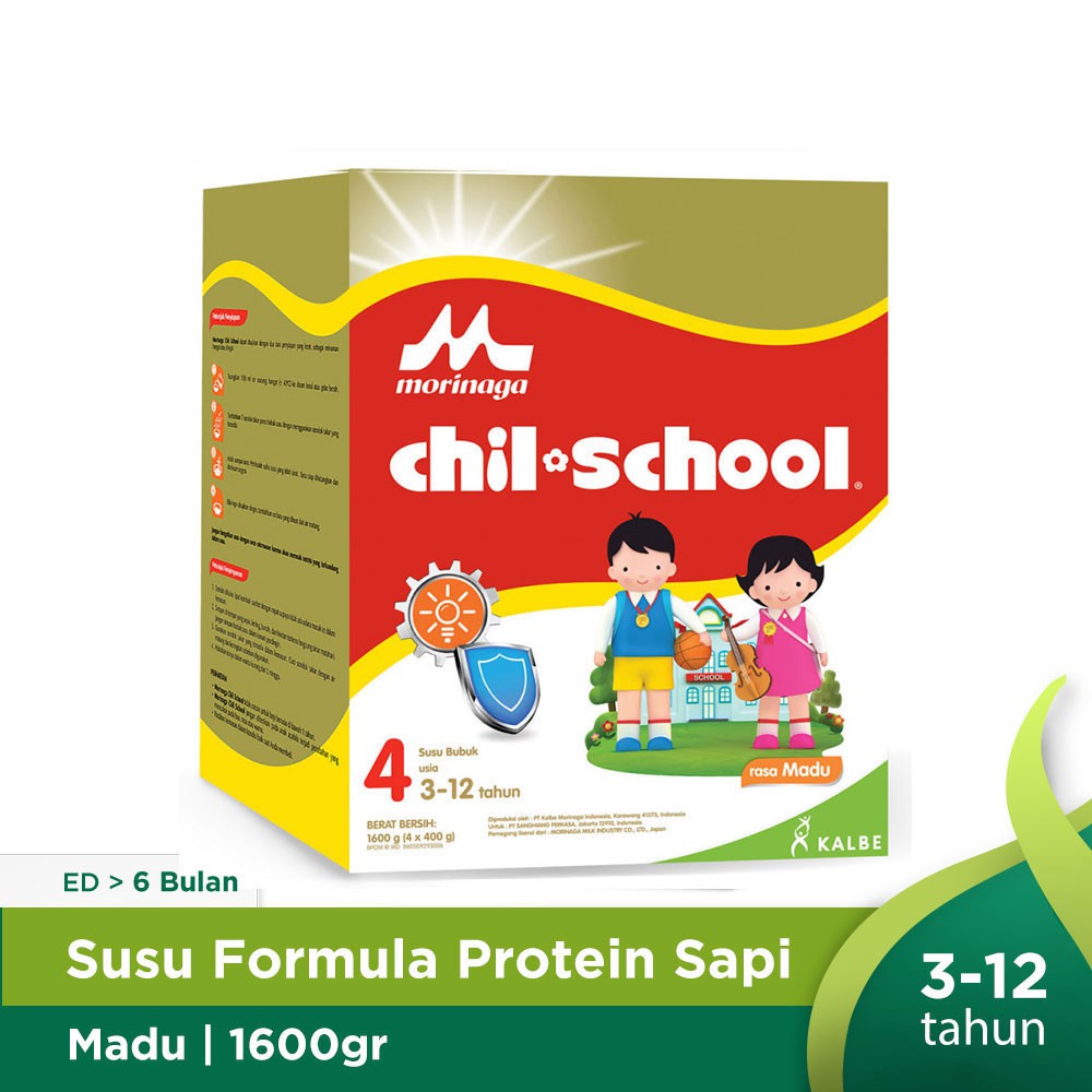 Morinaga Chil School Gold Vanilla/Madu 1600 gr