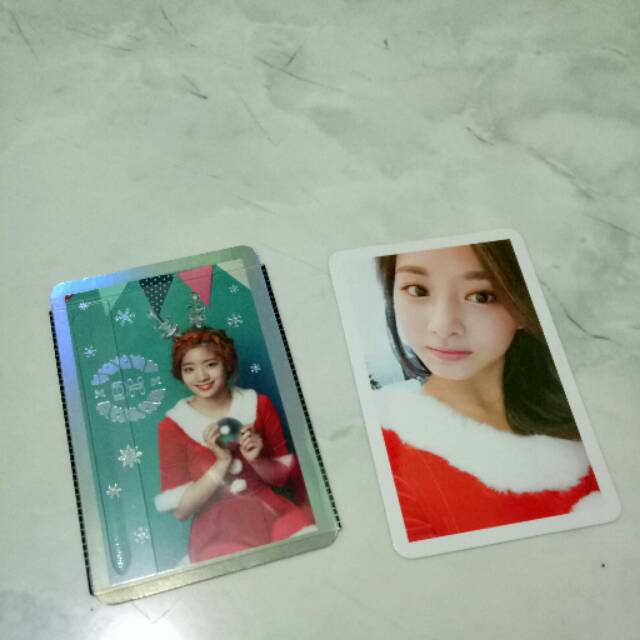 Twicecoaster christmas edition photocard