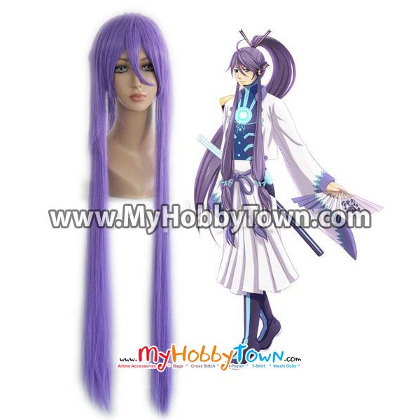 Wig MCoser Purple / Ungu 100 cm 073A - Vocaloid - Kamui Gakupo