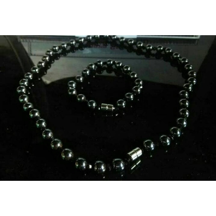 Bio Bracelet Magnetic ~ Gelang Magnet + Kalung Magnet Terapi Kesehatan