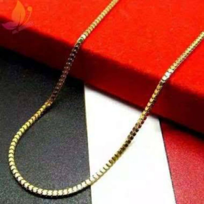 Kalung Titanium Milano Gold &amp; Silver