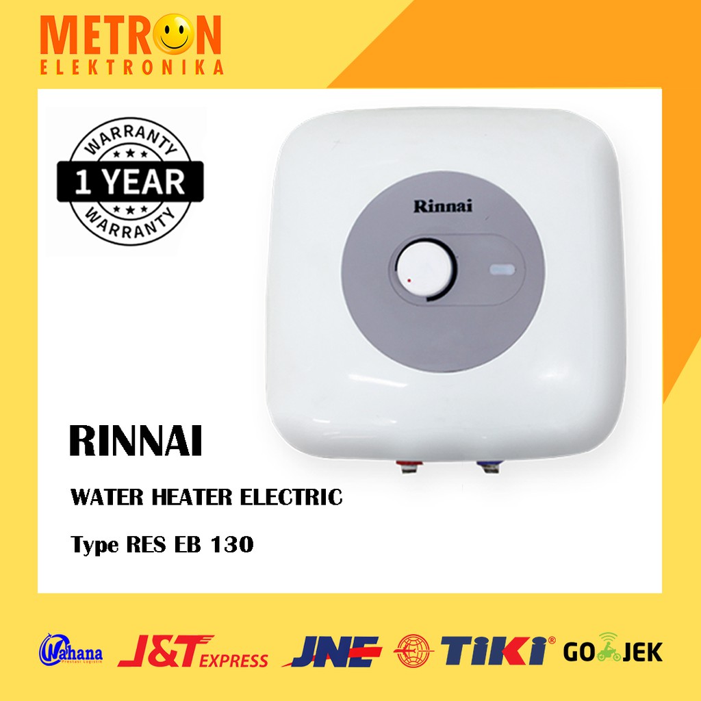 RINNAI RES EB 130 - HORISONTAL - WATER HEATER ELECTRIC 30 LT / PEMANAS AIR / RESEB130