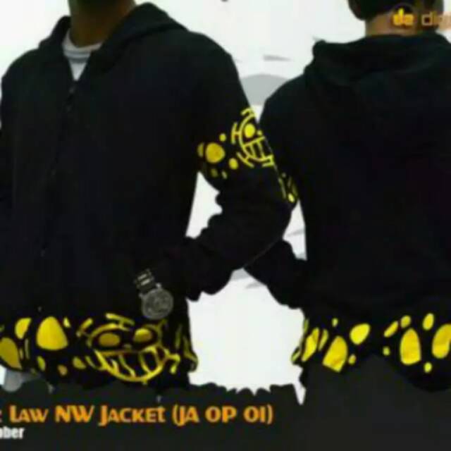 jaket trafalgar law zipper (resleting)