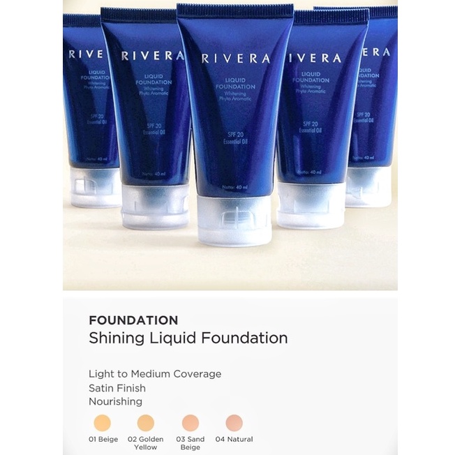Rivera Liquid Foundation SPF20