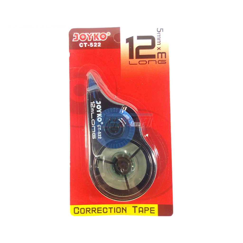 

Joyko Correction Tape Tip Ex Kertas CT-522 5mmx12m Tipex Roll Joyko