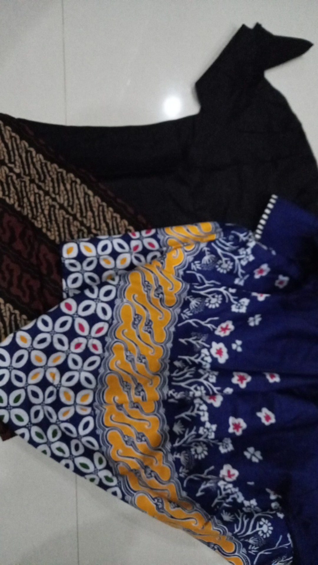 Tey-17 Batik Wanita Asj Sa Hrb026 Kenongo Kemeja Tosca Pendek