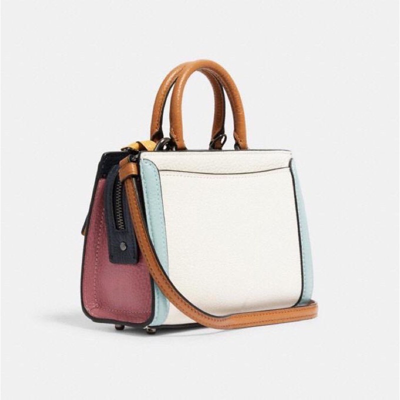 [READY STOCK] TAS WANITA C*ACH MICRO ZOE CROSSBODY IN COLORBLOCK C*ACH ORIGINAL