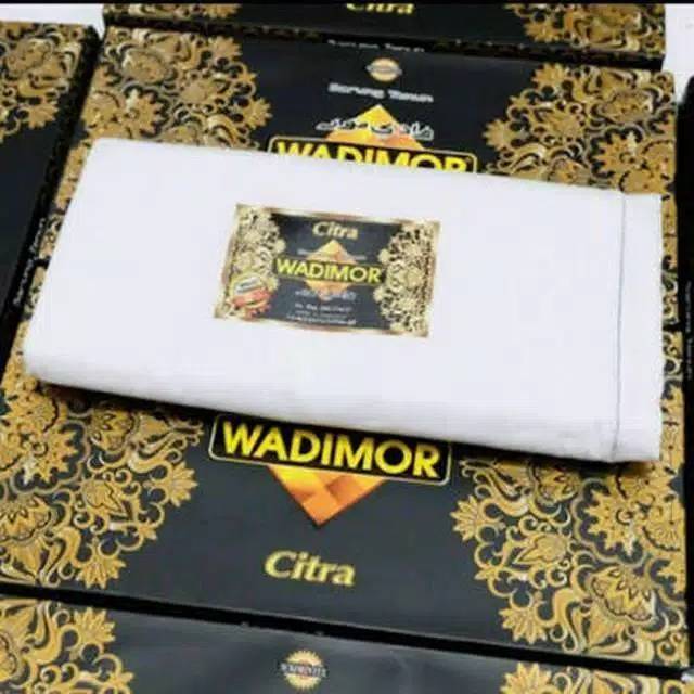 Sarung Wadimor Putih Polos / Sarung Putih Polos