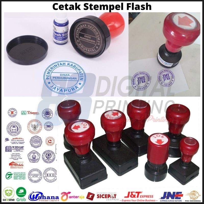 

(✔️COD) Promo Cetak Stempel Murah Custom Stempel Flash Stempel Warna / Cetak Stempel Kilat