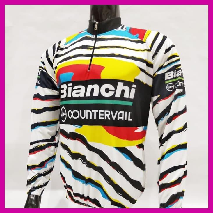 BAJU KAOS JERSEY SEPEDA- KAOS JERSEY BALAP SEPEDA BIANCHI GRADE ORI