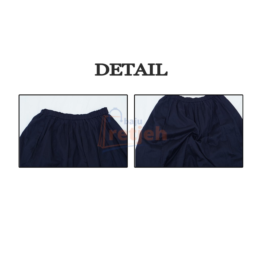 ROK WANITA 7/8 B4n4n4 R3publ1c PINGGANG KARET RAMPLE-3