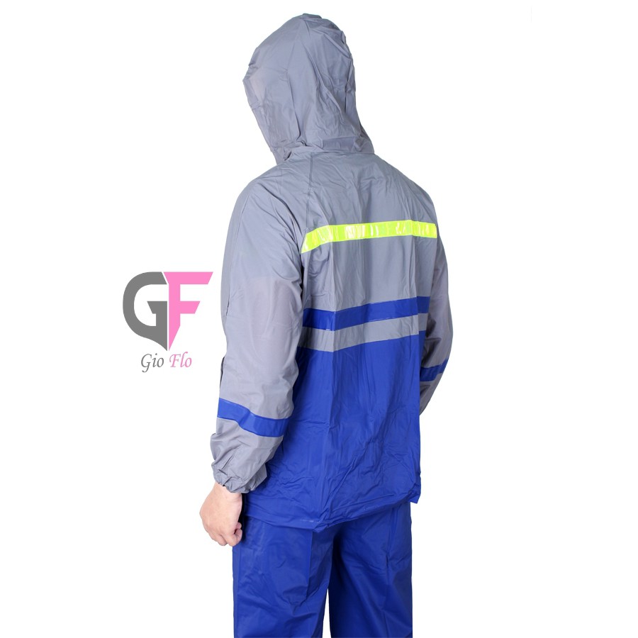 GIOFLO Jas Hujan Terbaik Anti Rembes Grey / MTR 309