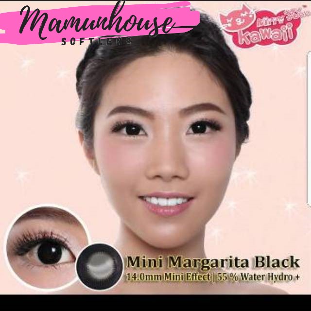 ORIGINAL Kitty Kawaii Mini Margarita BLACK BROWN GREY softlens soflens softlense