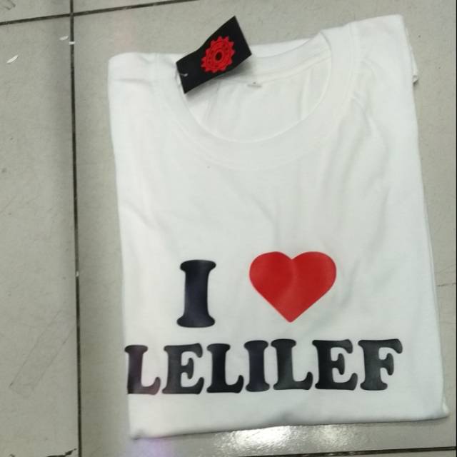Kaos I love lelilef kota halmahera / kaos halmahera