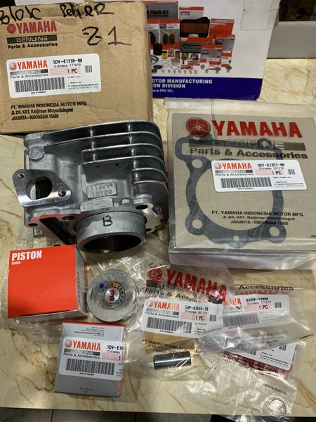 BLOK SEHER BORING PISTON KIT JUPITER Z1 FORCE FI INJEKSI ASLI ORI YAMAHA