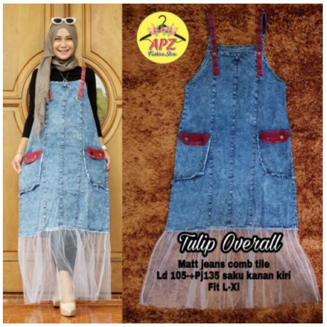 TULIP overall jeans mix combi tile